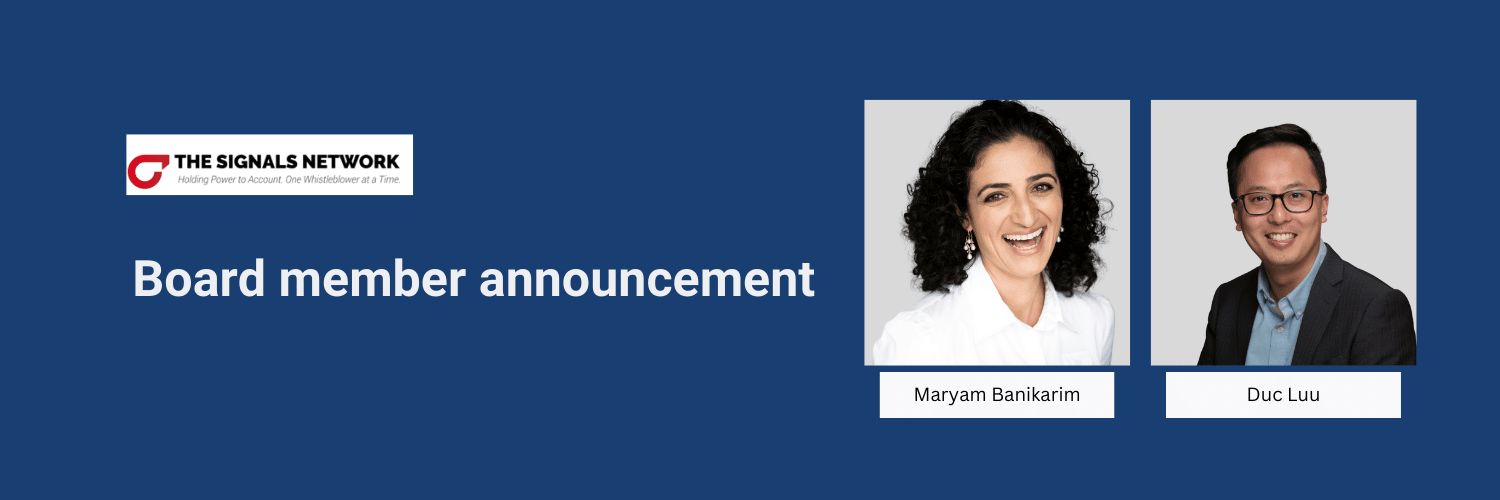 Board member announcement