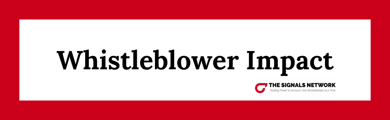 Whistleblower impact - The Signals Network